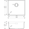 Мойка OMOIKIRI TADZAVA 49-U-IN нерж.сталь/нержавеющая сталь 4993074
